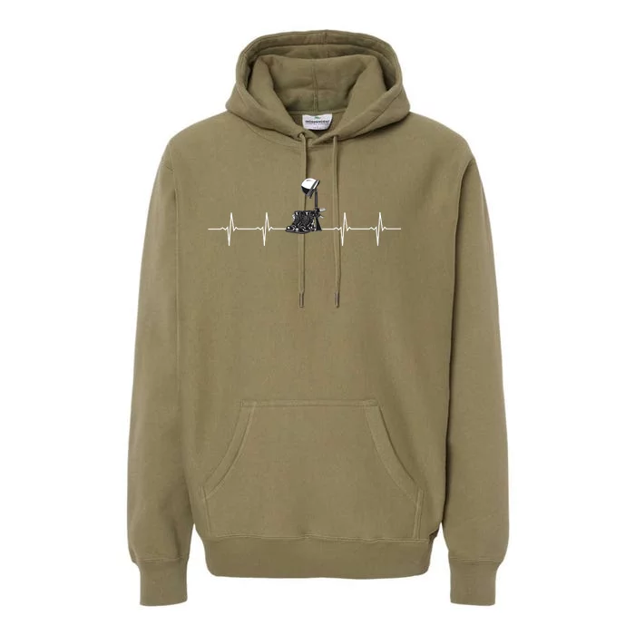 Solider Heartbreak Pulse Premium Hoodie