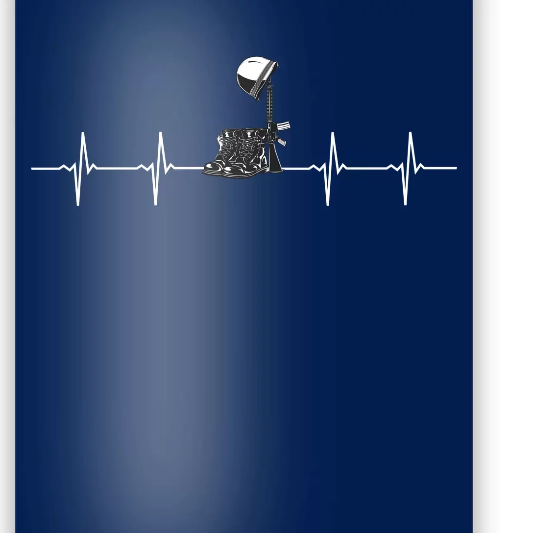 Solider Heartbreak Pulse Poster