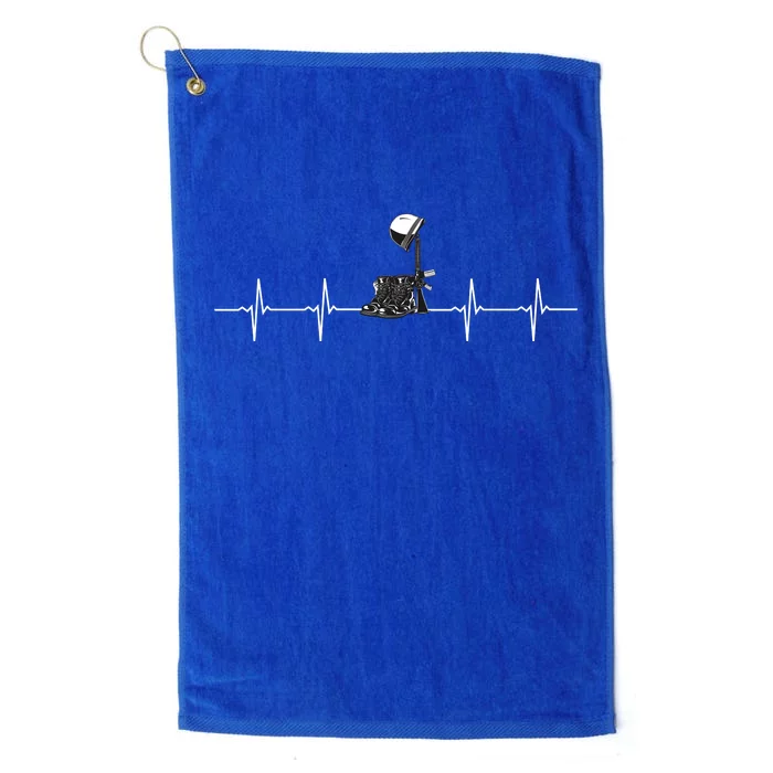 Solider Heartbreak Pulse Platinum Collection Golf Towel