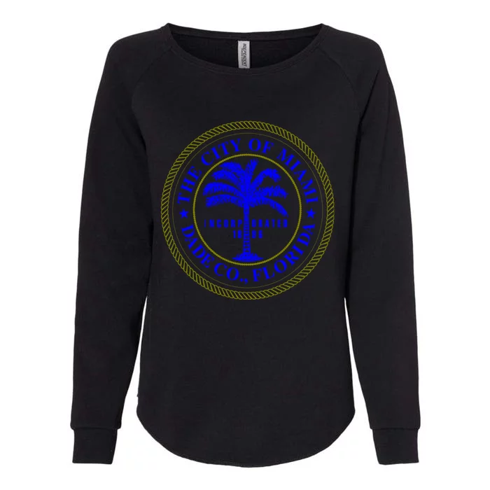 Seal Of Miami Womens California Wash Sweatshirt