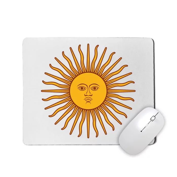 Sun Of May Argentina Mousepad