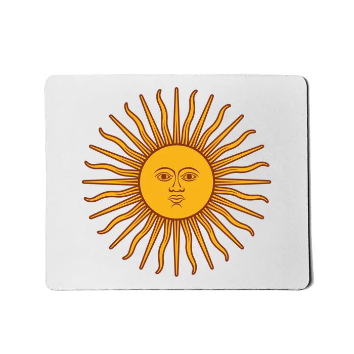 Sun Of May Argentina Mousepad