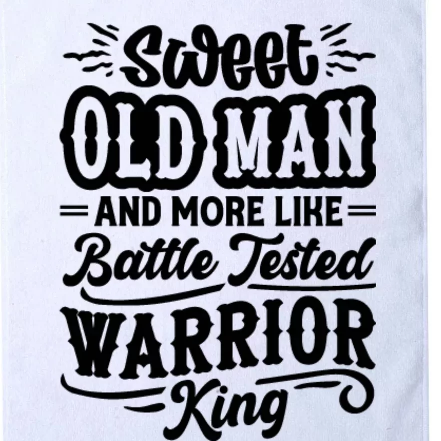 Sweet Old Man And More Like Battle Tested Warrior King Platinum Collection Golf Towel