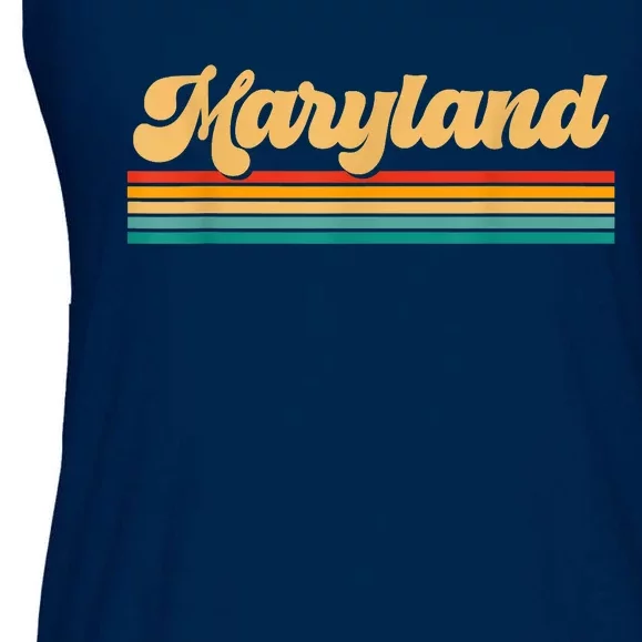 State Of Maryland Ladies Essential Flowy Tank