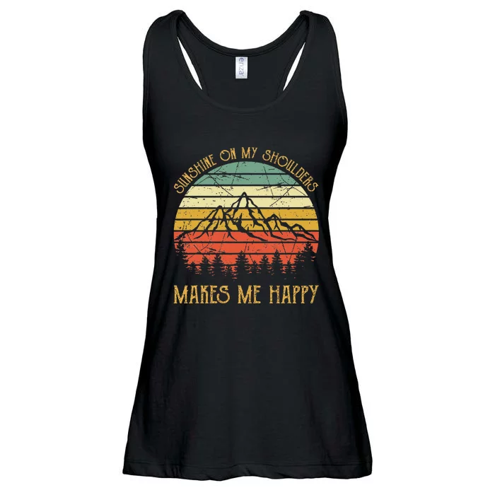 Sunshine On My Shoulders Country Music Southern Western Ladies Essential Flowy Tank