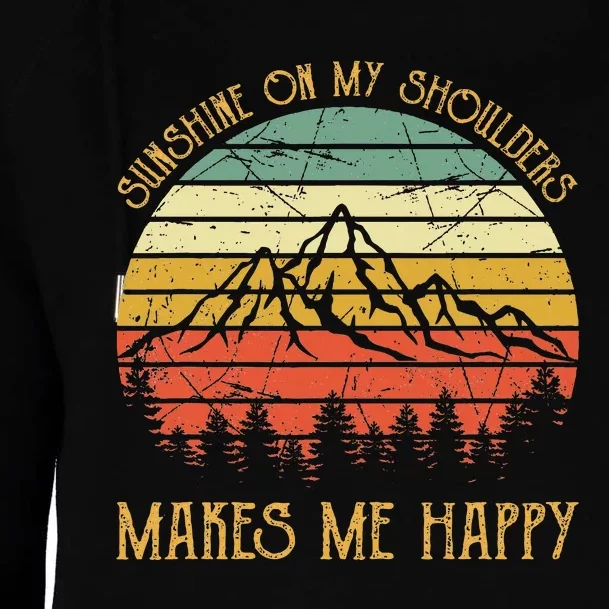 Sunshine On My Shoulders Country Music Southern Western Womens Funnel Neck Pullover Hood