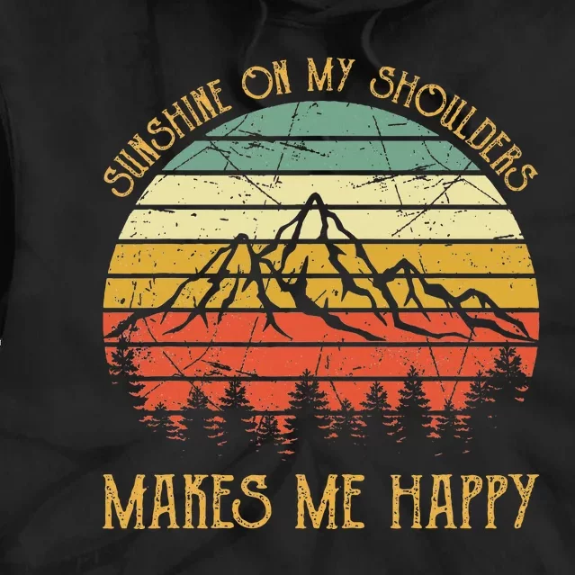 Sunshine On My Shoulders Country Music Southern Western Tie Dye Hoodie