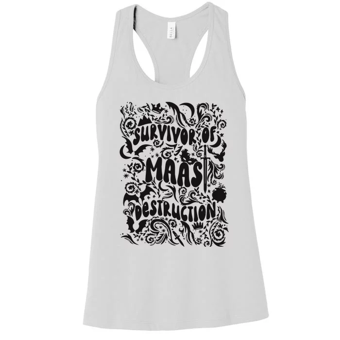 Survivor Of Maas Destruction Women's Racerback Tank