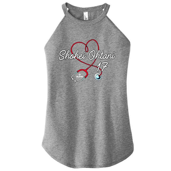 Shohei Ohtani Mlbpa Medical Student Doctor Baseball Fan Gift Women’s Perfect Tri Rocker Tank