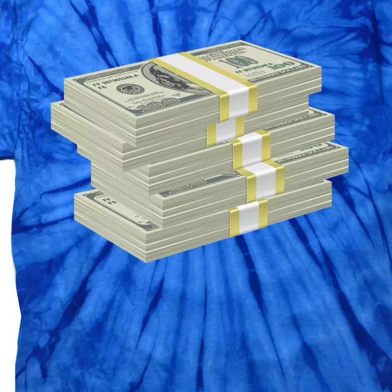 Stack Of Money Dollar Bills Design Great Gift Tie-Dye T-Shirt