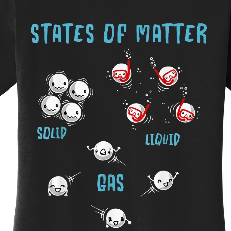 States Of Matter Solid Liquid Gas Women's T-Shirt