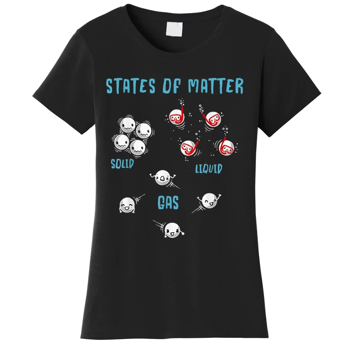 States Of Matter Solid Liquid Gas Women's T-Shirt