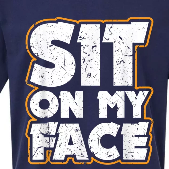 Sit On My Face Oral Sex Kinky Fetish BDSM Eat Ass Sueded Cloud Jersey T-Shirt