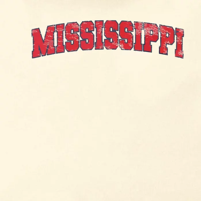 State Of Mississippi Patriotic Usa Zip Tote Bag