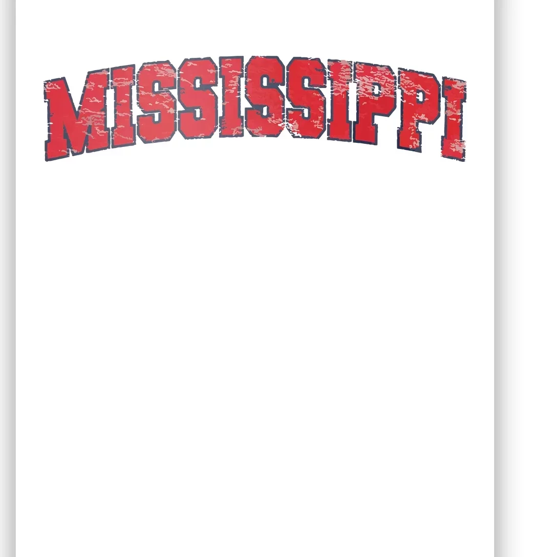 State Of Mississippi Patriotic Usa Poster