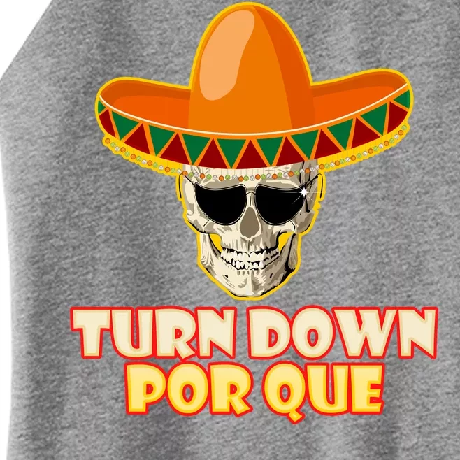 Sombrero Skull Turn Down Por Que Cinco De Mayo Women’s Perfect Tri Rocker Tank