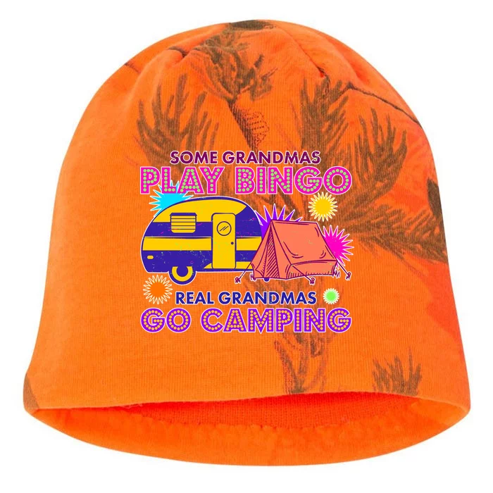 Some Grandmas Play Bingo Real Grandmas Go Camping Kati - Camo Knit Beanie