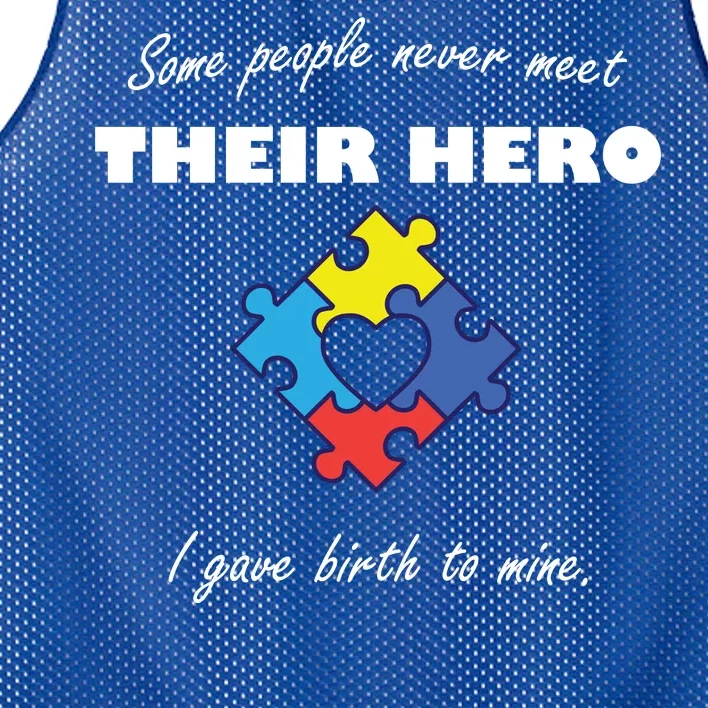 Some People Never Meet Their Hero I Gave Birth To Mine Mesh Reversible Basketball Jersey Tank