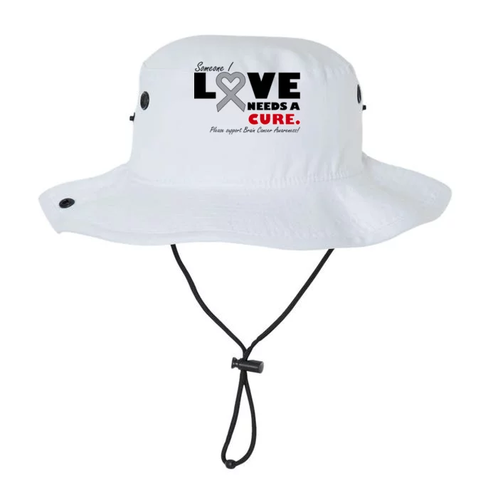 Someone I Love Needs A Cure Brain Cancer Awareness Legacy Cool Fit Booney Bucket Hat