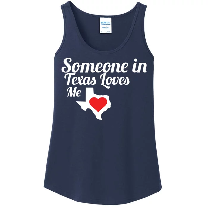 Someone In Texas Loves Me Ladies Essential Tank