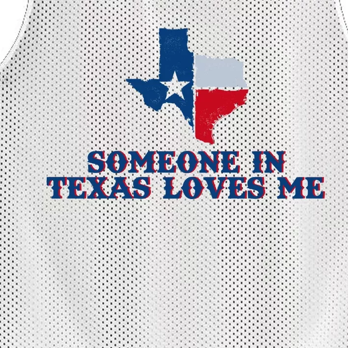 Someone In Texas Loves Me Home State Mesh Reversible Basketball Jersey Tank