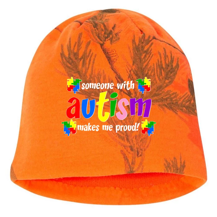 Someone With Autism Makes Me Proud Kati - Camo Knit Beanie