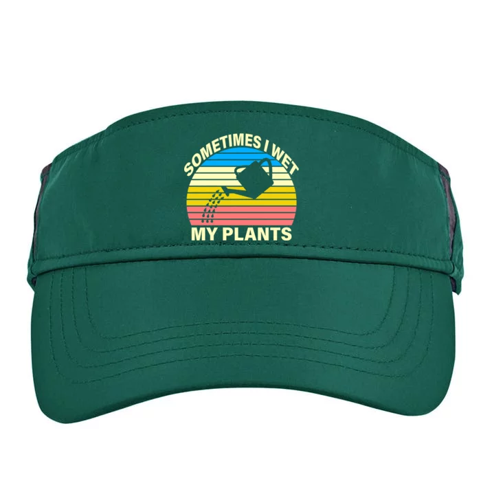 Sometimes I Wet My Plants Retro Adult Drive Performance Visor