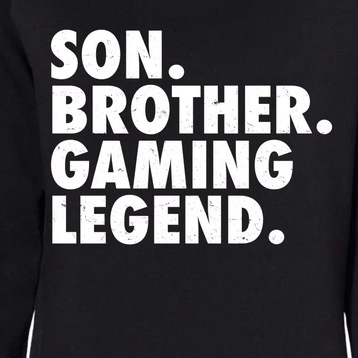 Son Brother Gaming Legend Womens California Wash Sweatshirt