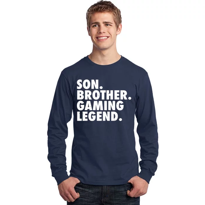 Son Brother Gaming Legend Tall Long Sleeve T-Shirt