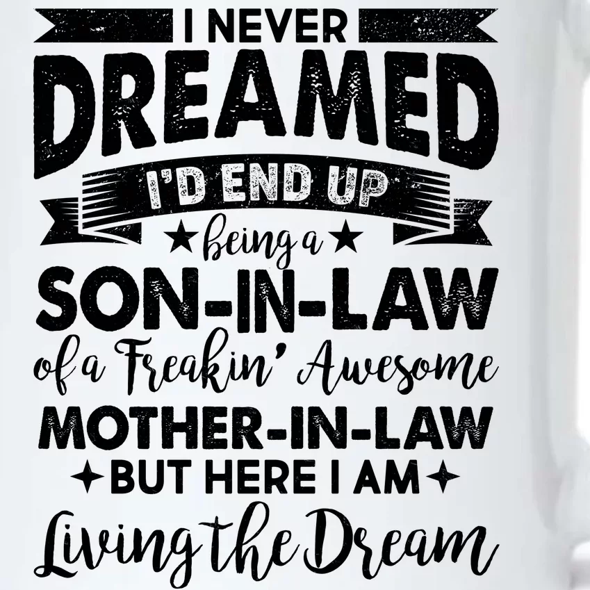 Son-In-Law of A Freakin' Awesome Mother-In Law Black Color Changing Mug