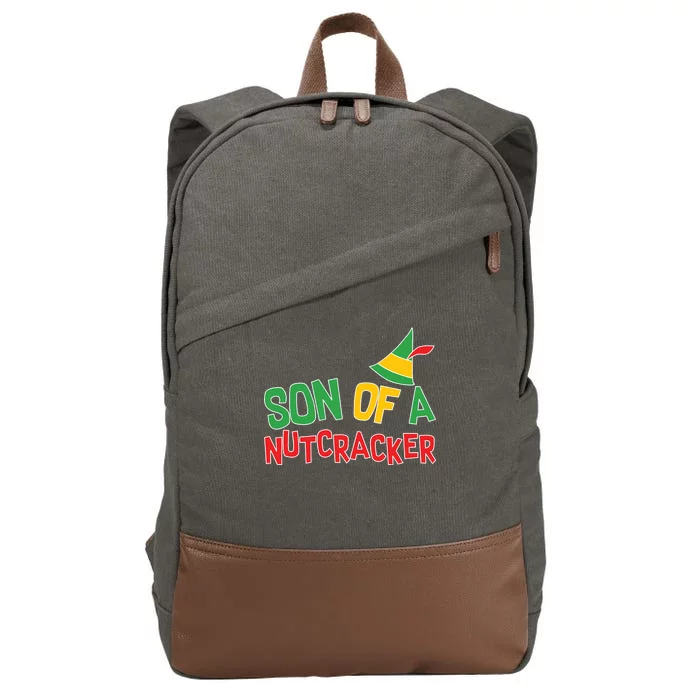 Son Of A Nutcracker Cotton Canvas Backpack