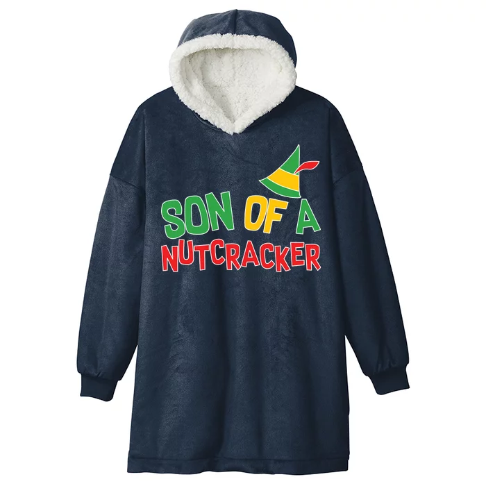 Son Of A Nutcracker Hooded Wearable Blanket