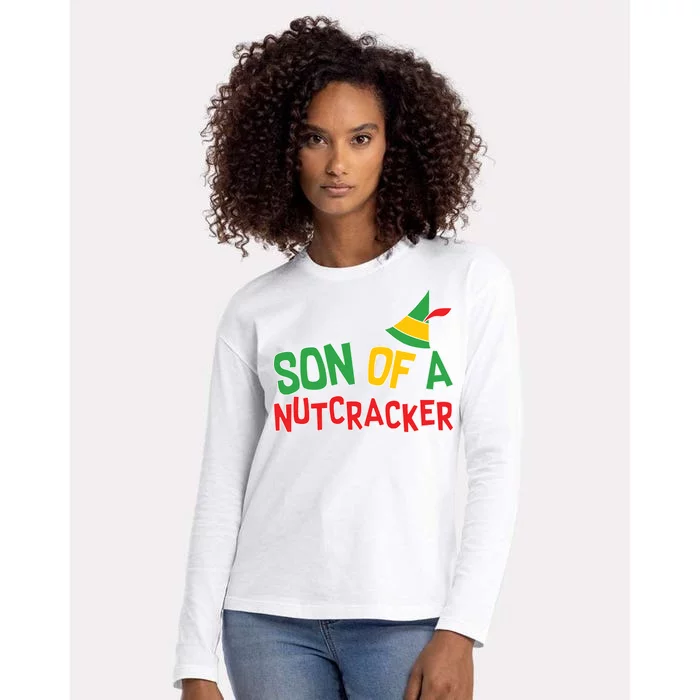 Son Of A Nutcracker Womens Cotton Relaxed Long Sleeve T-Shirt