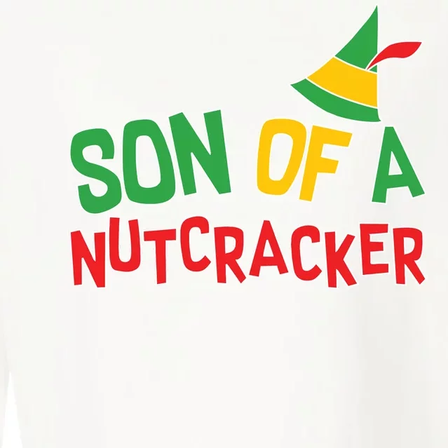 Son Of A Nutcracker Cropped Pullover Crew