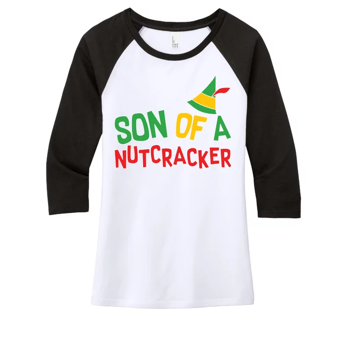 Son Of A Nutcracker Women's Tri-Blend 3/4-Sleeve Raglan Shirt