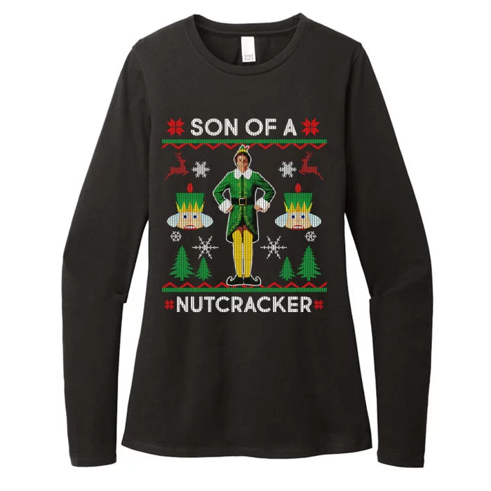 Son Of A Nutcracker Ugly Christmas Womens CVC Long Sleeve Shirt