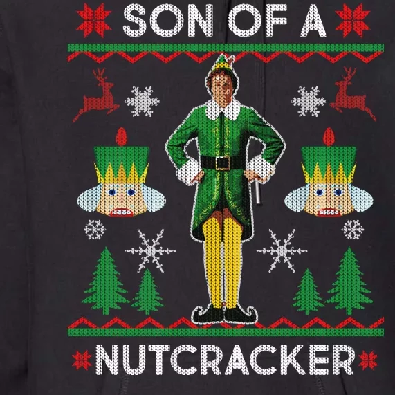 Son Of A Nutcracker Ugly Christmas Premium Hoodie