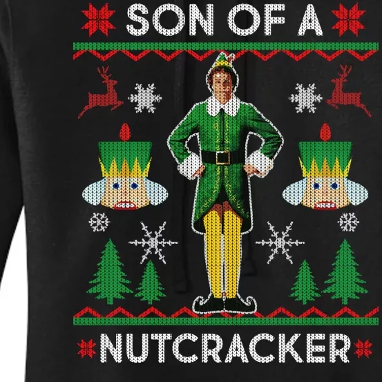 Son Of A Nutcracker Ugly Christmas Women's Pullover Hoodie