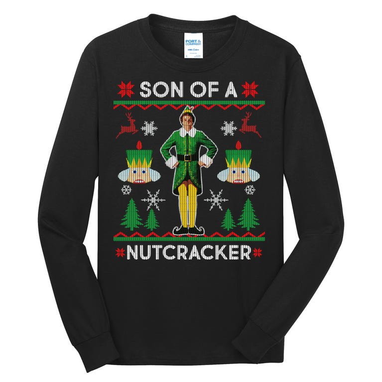 Son Of A Nutcracker Ugly Christmas Tall Long Sleeve T-Shirt