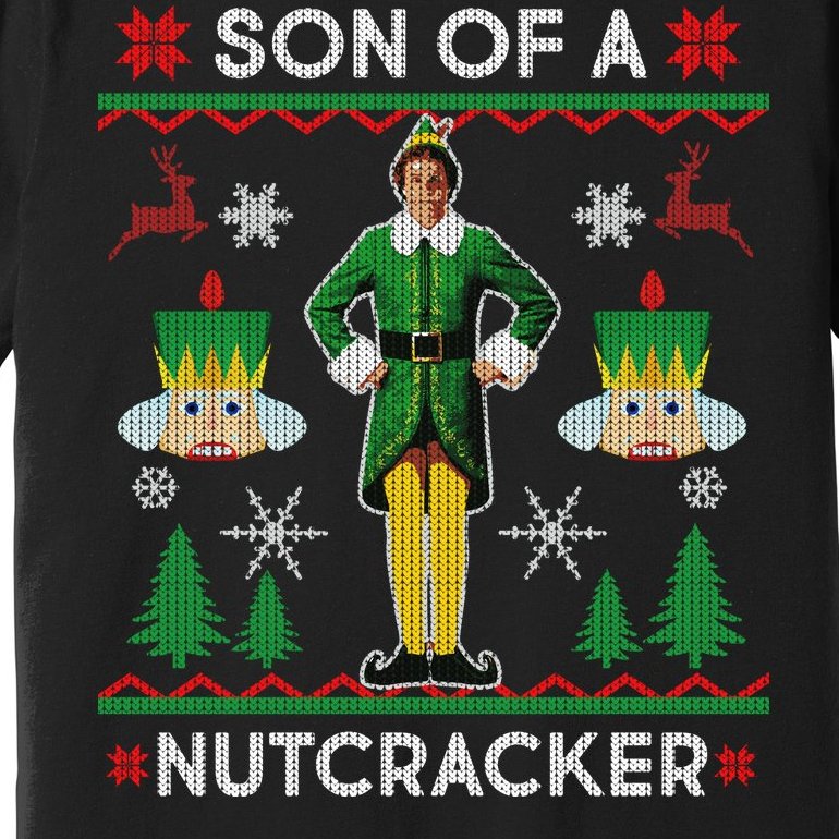Son Of A Nutcracker Ugly Christmas Premium T-Shirt