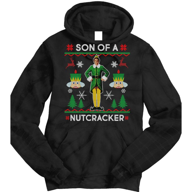 Son Of A Nutcracker Ugly Christmas Tie Dye Hoodie