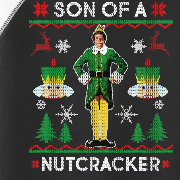 Son Of A Nutcracker Ugly Christmas Toddler Fine Jersey T-Shirt