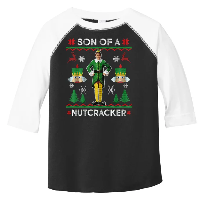 Son Of A Nutcracker Ugly Christmas Toddler Fine Jersey T-Shirt