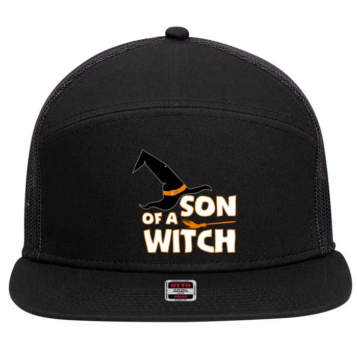 Son Of A Witch 7 Panel Mesh Trucker Snapback Hat