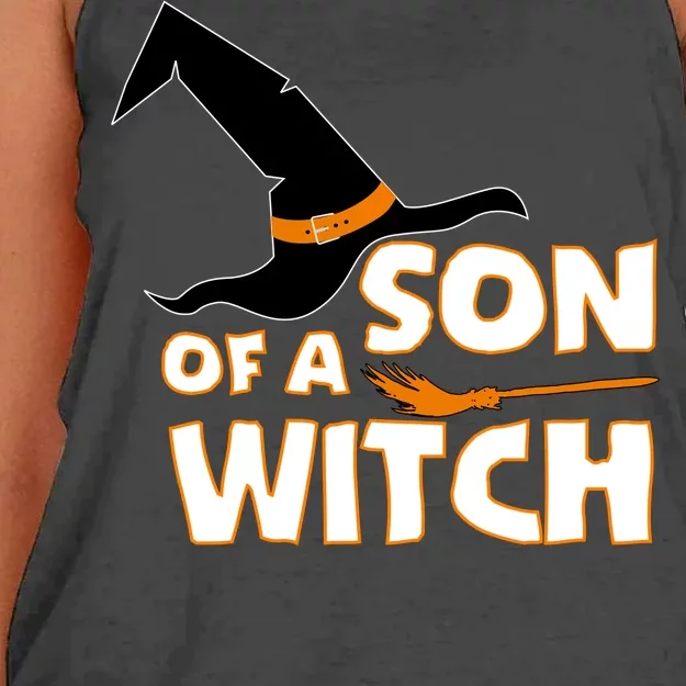 Son Of A Witch Women's Knotted Racerback Tank