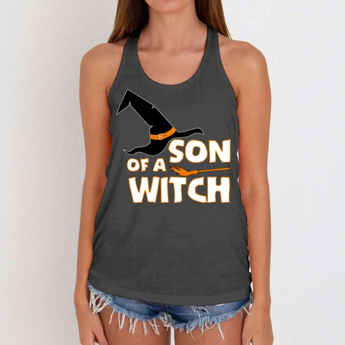 Son Of A Witch Women's Knotted Racerback Tank