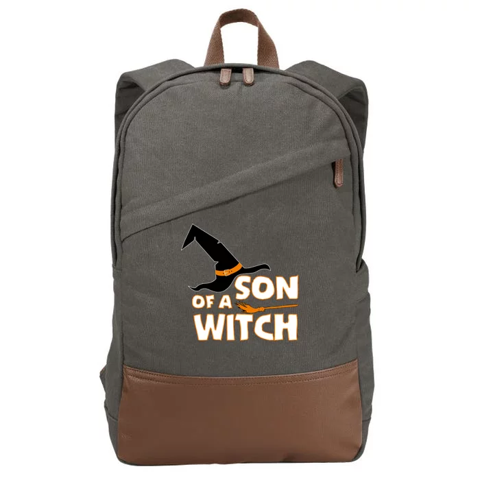 Son Of A Witch Cotton Canvas Backpack