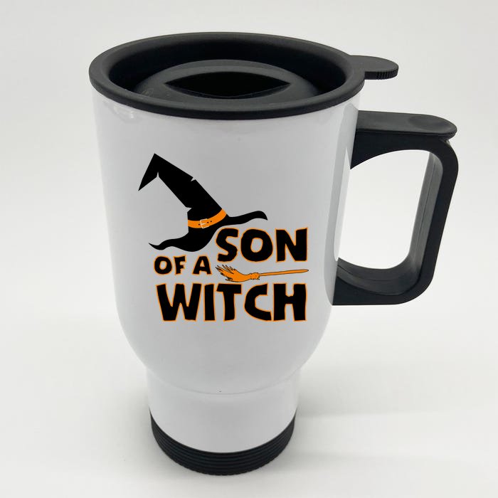 Son Of A Witch Front & Back Stainless Steel Travel Mug