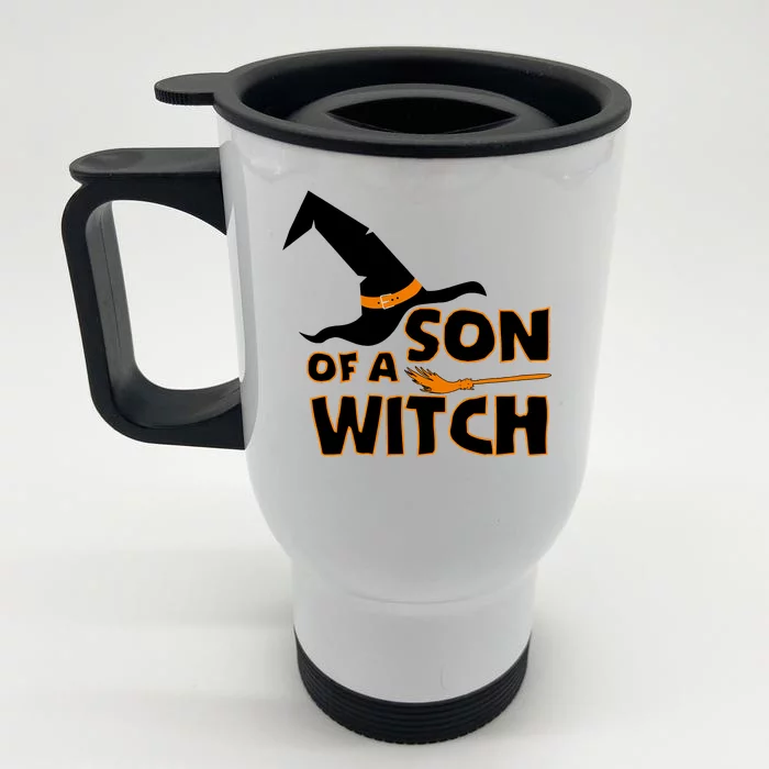 Son Of A Witch Front & Back Stainless Steel Travel Mug