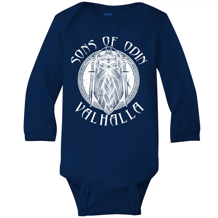 Son Of Odin Valhalla Baby Long Sleeve Bodysuit